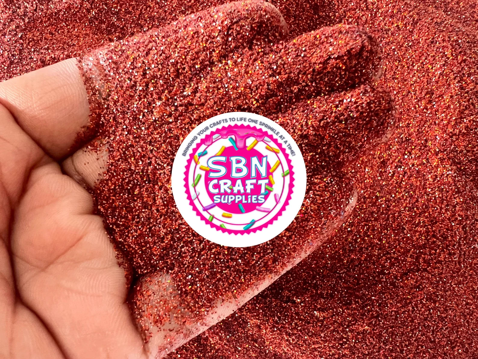 1/96 Terracotta Red Fine Glitter – SBN Craft Supplies