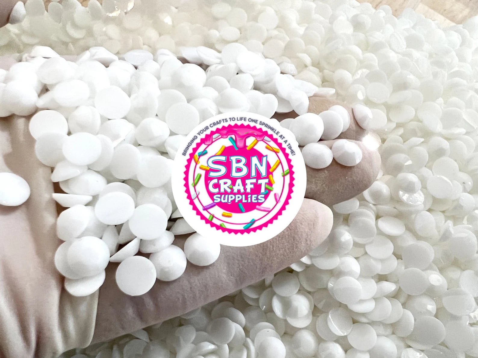 Opaque White Rhinestones Flatback – SBN Craft Supplies