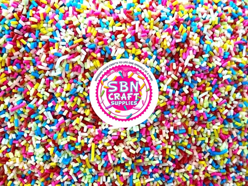Rainbow Fake Sprinkles – SBN Craft Supplies